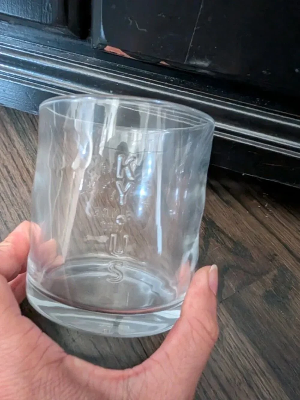 Jameson & knob Creek whiskey bourbon rocks glasses barware